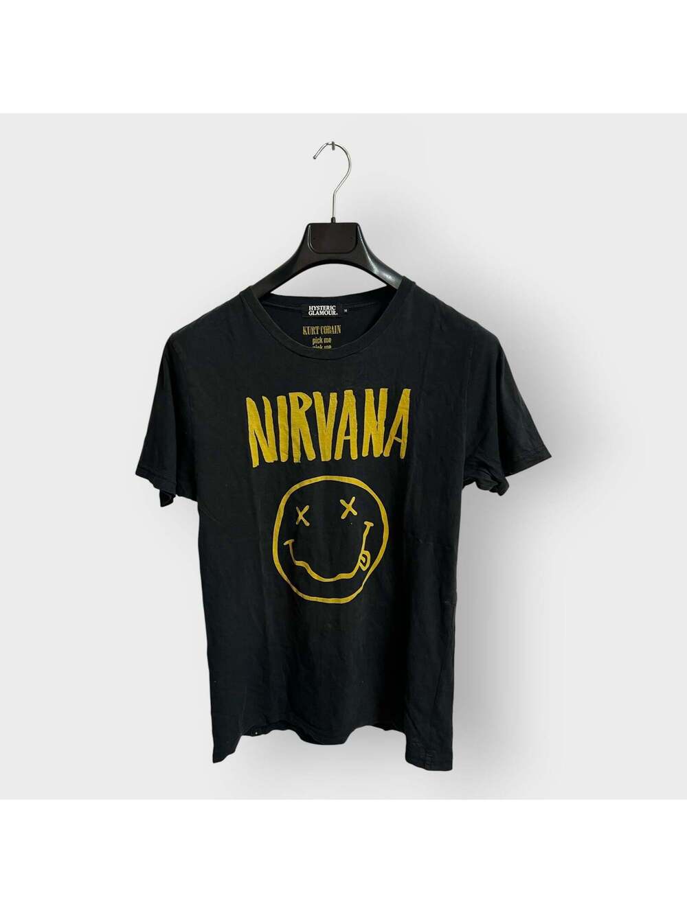 Hysteric Glamour Nirvana Graphic Tee Black Size M Rare